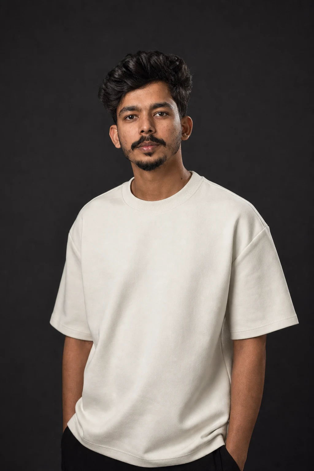 Abdullah Haroon, photographed in studio